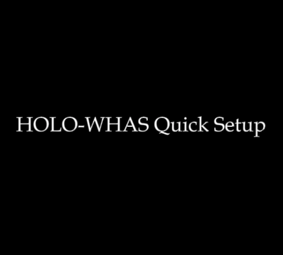 OpenAudio published step-by-step The HOLO-WHAS quick setup