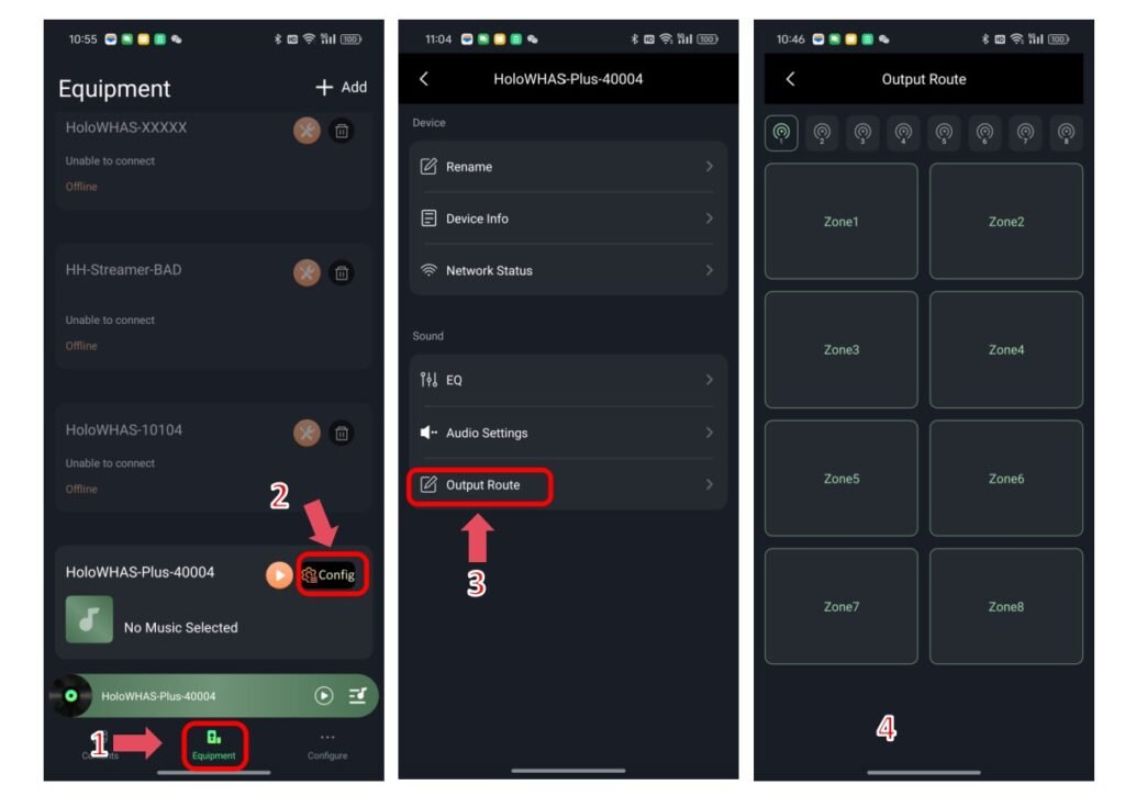 HoloHome APP Setup Zones
