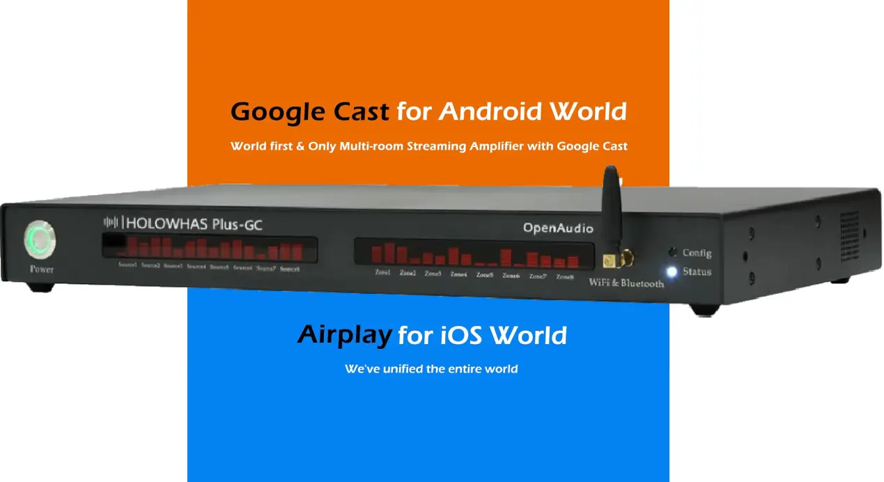 OpenAudio Support HOLOWHA Plus-GC Coogle Cast