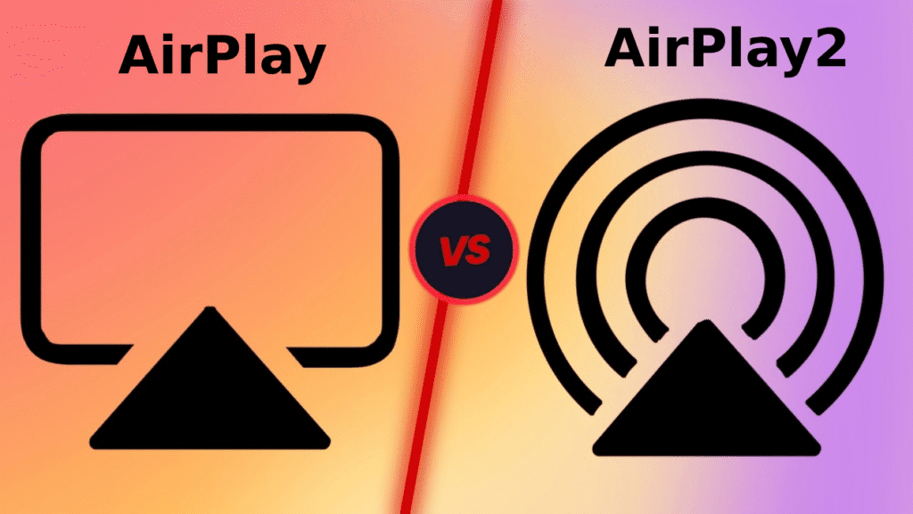 Difference between Airplay1 vs. Airplay2
