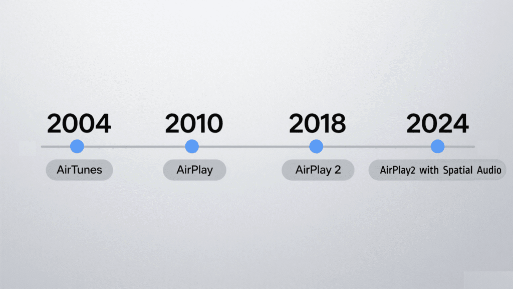AirPlay History: From AirTunes (2004) to Spatial Audio (2024)