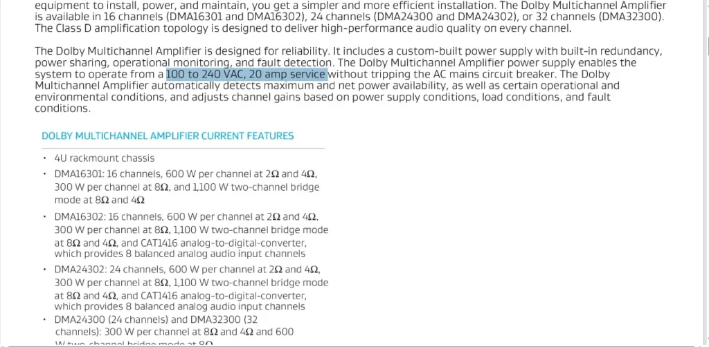 16 x 200W != 3200W About Streaming Amplifier