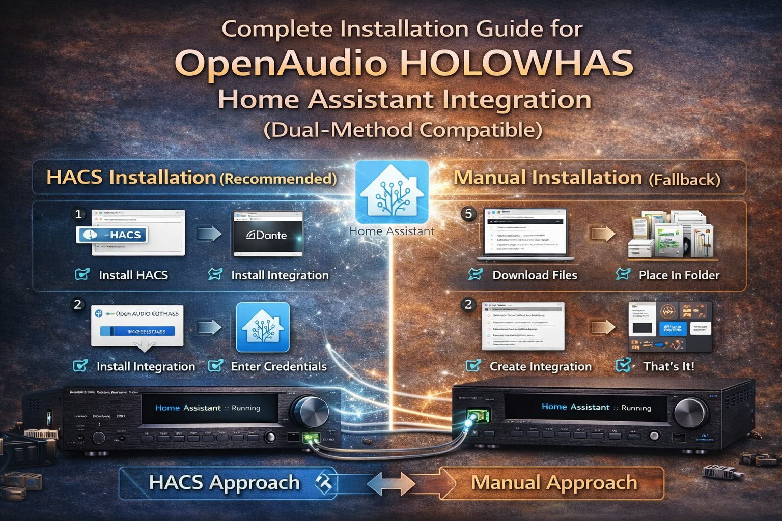Complete Installation Guide for OpenAudio HOLOWHAS Home Assistant