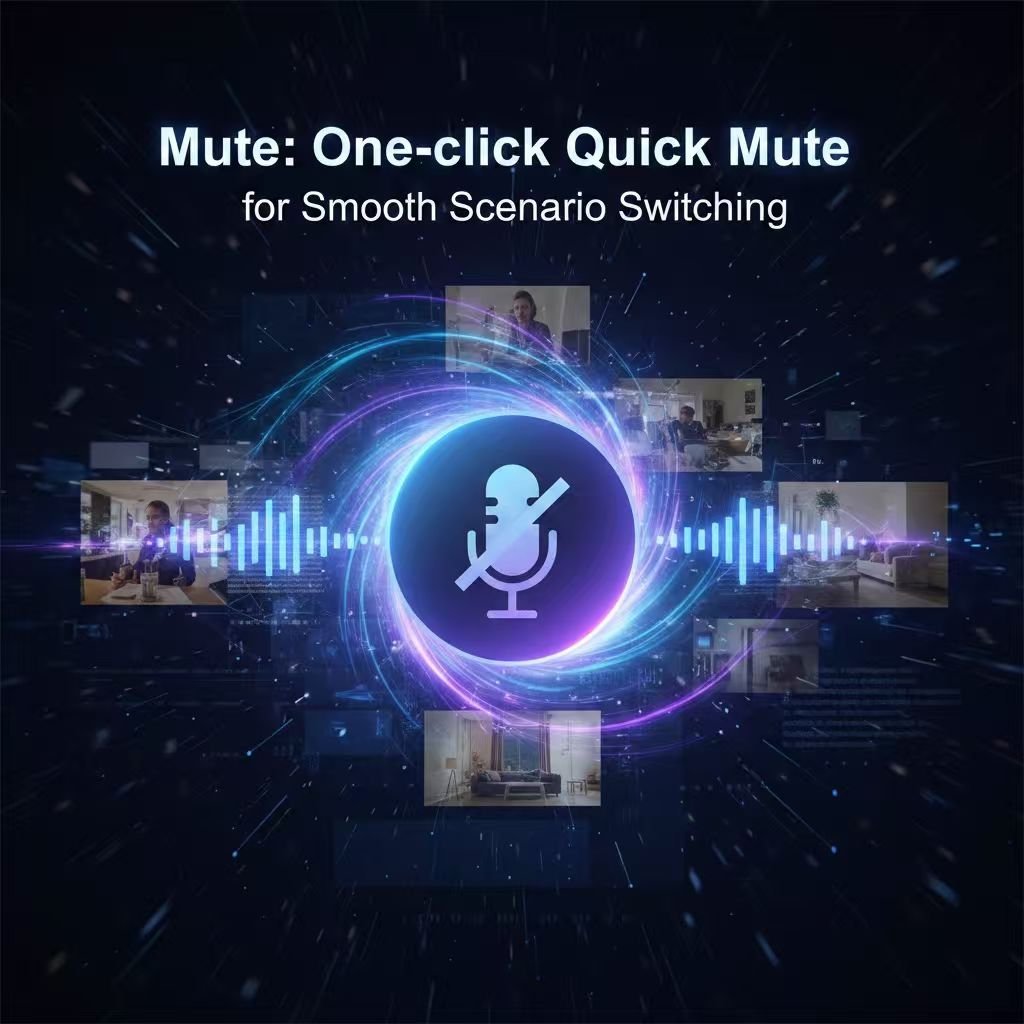 One-click Quick Mute for Smooth Scenario Switching