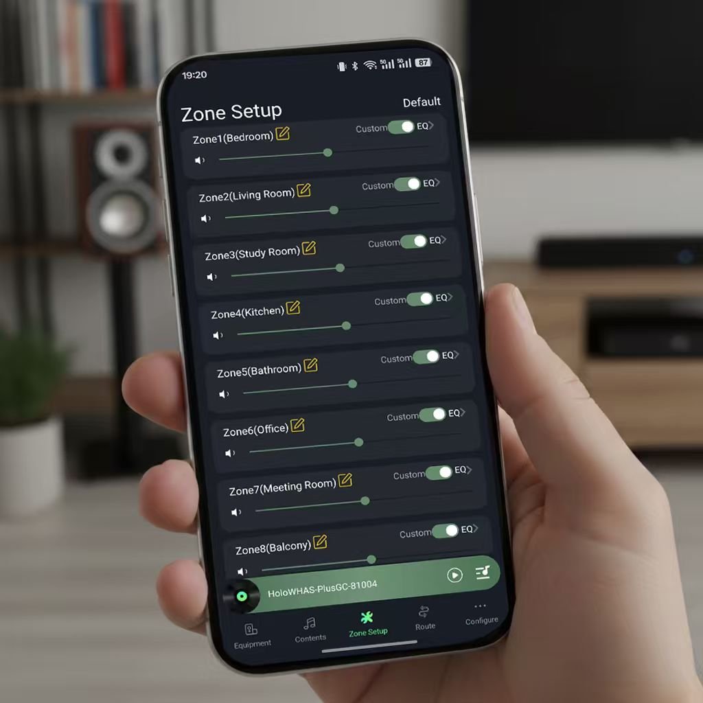 Precise Stepless Regulation for Personalized Multi-room Audio Experience Precise Stepless Regulation for Personalized Multi-room Audio Experience