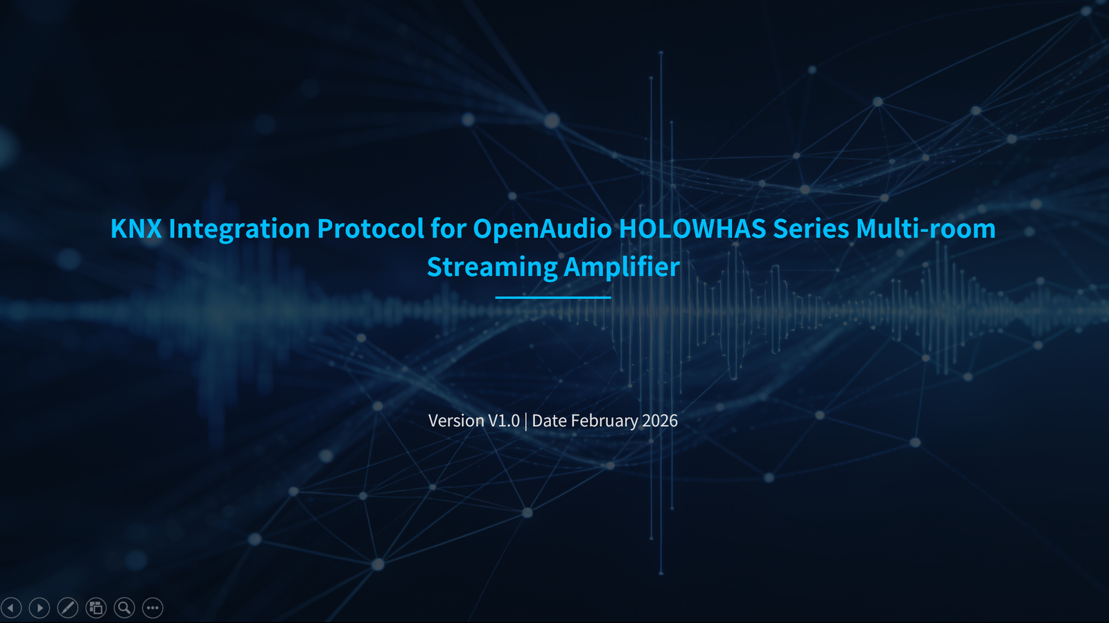 OpenAudio Releases KNX Integration Protocol for HOLOWHAS Series Multi-room Streaming Amplifiers