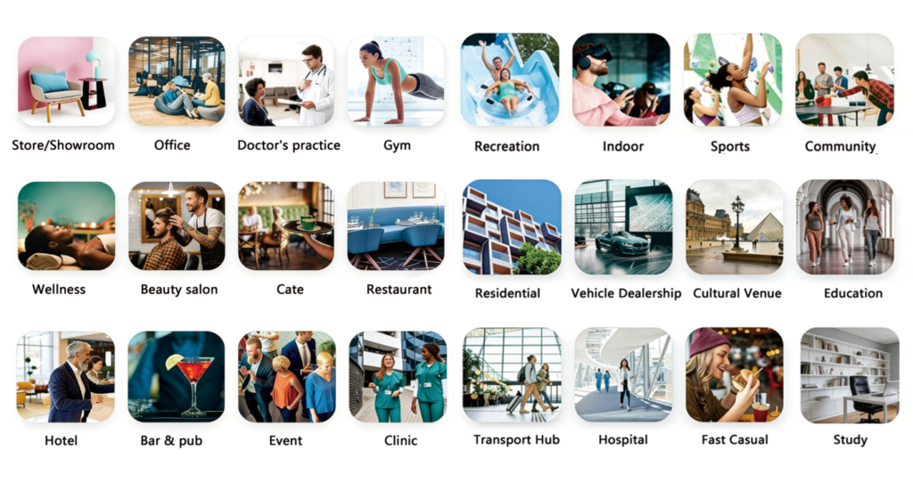 purpose built for professional commercial environments