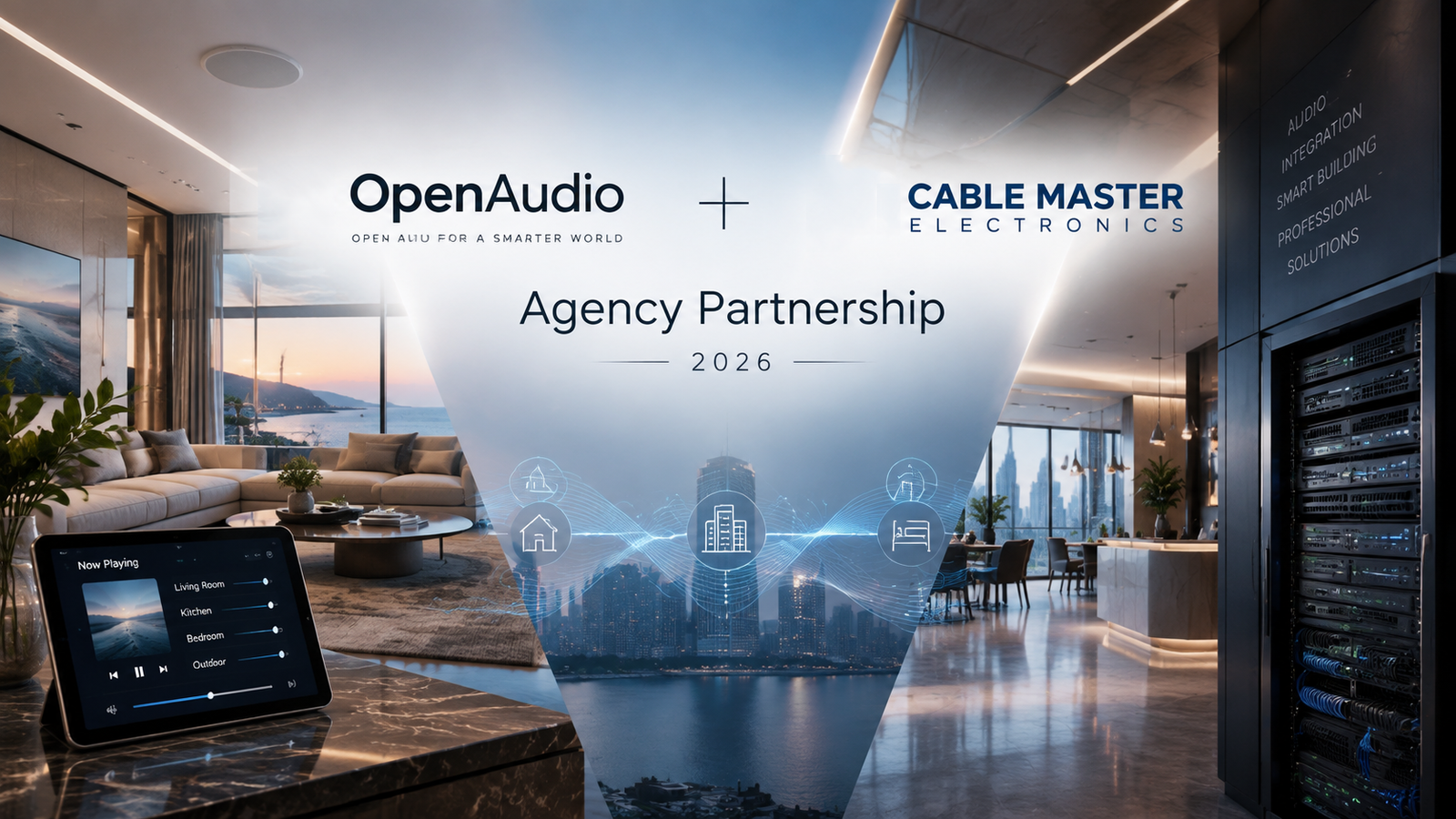 OpenAudio and Cable Master Electronics Establish Strategic Partnership to Expand Multi-Zone Audio Solutions in the UAE