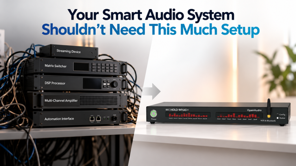 Your Smart Audio System Shouldn’t Need This Much Setup